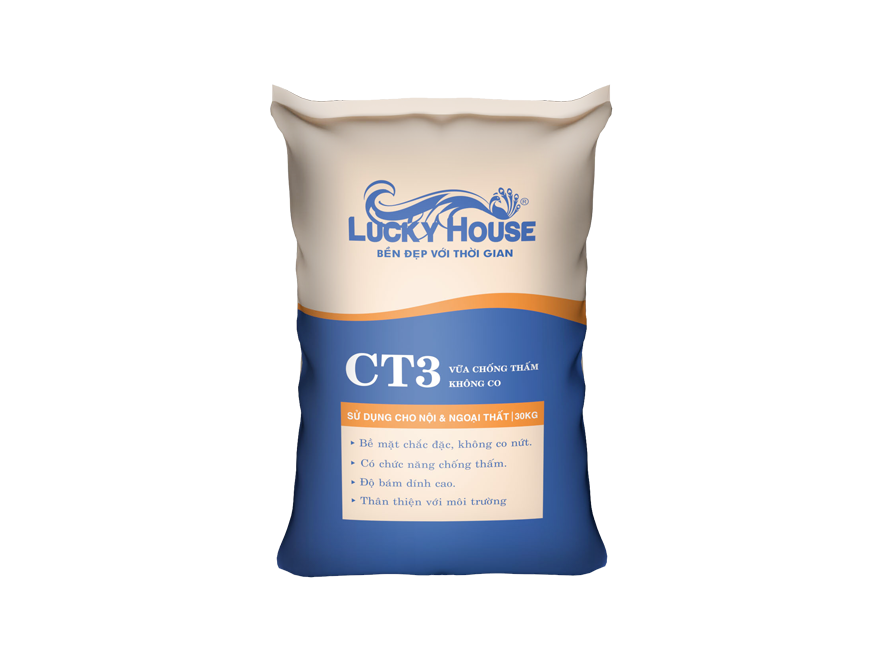 Vữa chống thấm co - CT3 - Vật Liệu Hoàn Thiện Bề Mặt Cho Công Trình Lucky House - Công Ty Cổ Phần Đầu Tư  Và Phát Triển Lucky House